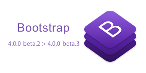 Bootstrap 4.0.0-beta.3 にアップデート